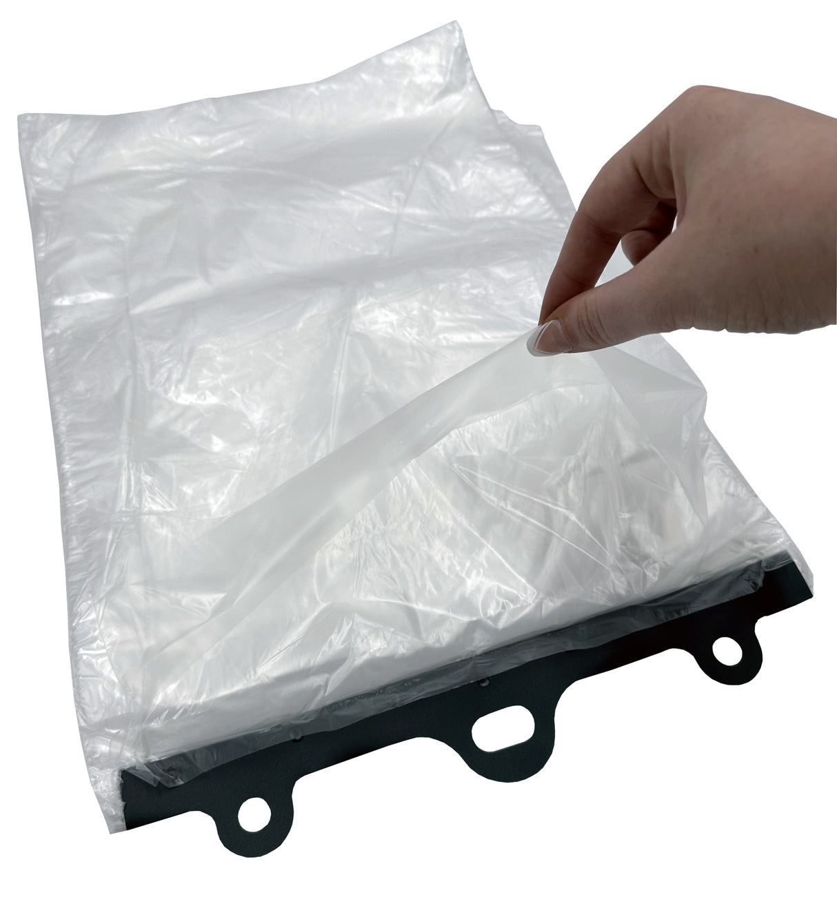 Plastic Header Produce Bags 12 x 17 x 11 Microns Case:2000