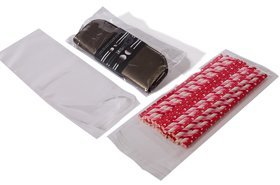 Clear Resealable Plastic Bags 4.125 x 9.5 x 1.6 Mil 1.5 in Lip Case:1000