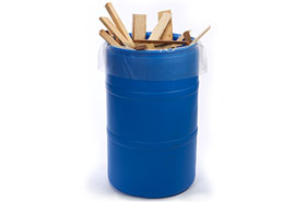 Clear Lay Flat 38 x 64 x 4 Mil Case:50 LDPE Drum Liners 55-60 Gallons