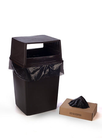 56 Gallon Black Trash Bags 43x47 1.5 Mil 100 Bags