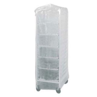 52x80 inches Disposable 13 Micron .51 Mil Bun Pan Rack Covers - 50 Bags (25/Roll 2 Rolls)