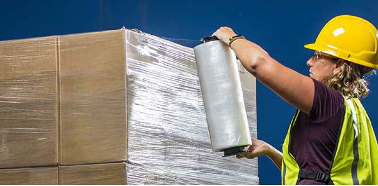 FREE SHIPPING 18" x 1500' 79 Gauge Blown Stretch Wrap Plastic Pallet Wrap Film- One Pallet Rolls:192