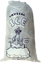 10 lb Ice Bags with Drawstring 11  x 19 x 1.4 mil Case:500