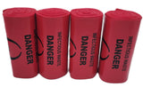 44 Gallon Value 37 x 50 Red Biohazard Bags 1.25 mil Case:100
