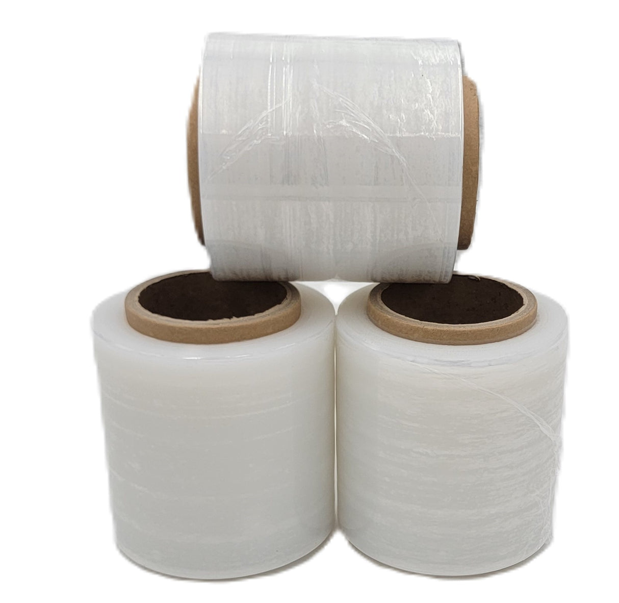 VALUE Hand Bundling Stretch Wrap Rolls 5" x 1000' 80 gauge Mini Banding Stretch Film Roll:12