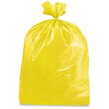 55-60 Gallon Yellow Trash Bags 38x58 1.7 Mil 50 Bags