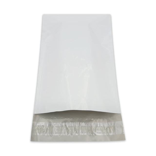 6 x 9  Poly Mailers Envelopes Shipping Bags White Perforated 2.5 mil SUB PACK:100