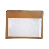 Clear Packing List Envelopes 7 x 10 White Back/Clear Front Case:1000