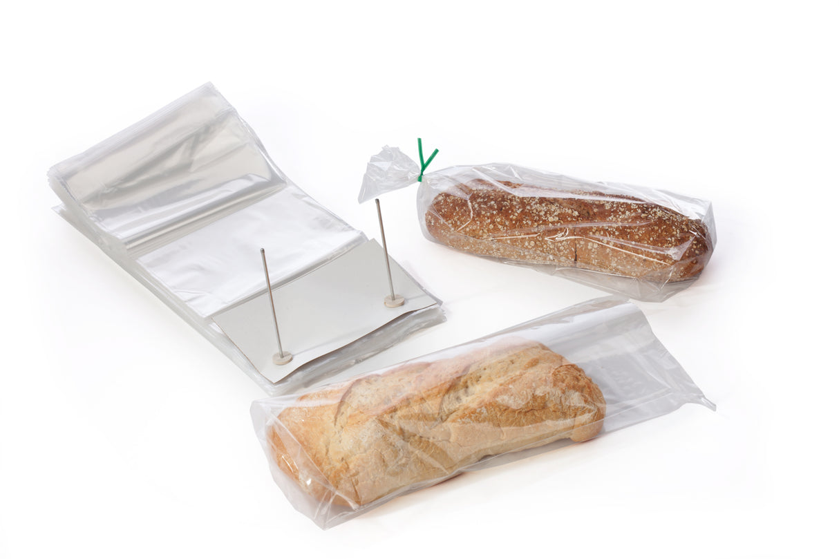 Clear Wicketed Bags 11 x 17 x 1 Mil 4 in Bottom gusset, mounted 250 per 5 in wicket Case:1000