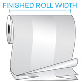 Clear Plastic Sheeting Film 10 ft x 100 ft 3 Mil core size 1.5" Roll:1