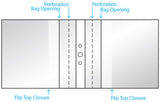 Deli Bags Saddle Pack 6.5 x 7 14 Micron Case:2000