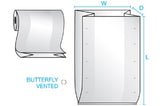 Clear Mattress Bags Twin Pillow Top 40 x 15 x 95 x 4 Mil Roll:50