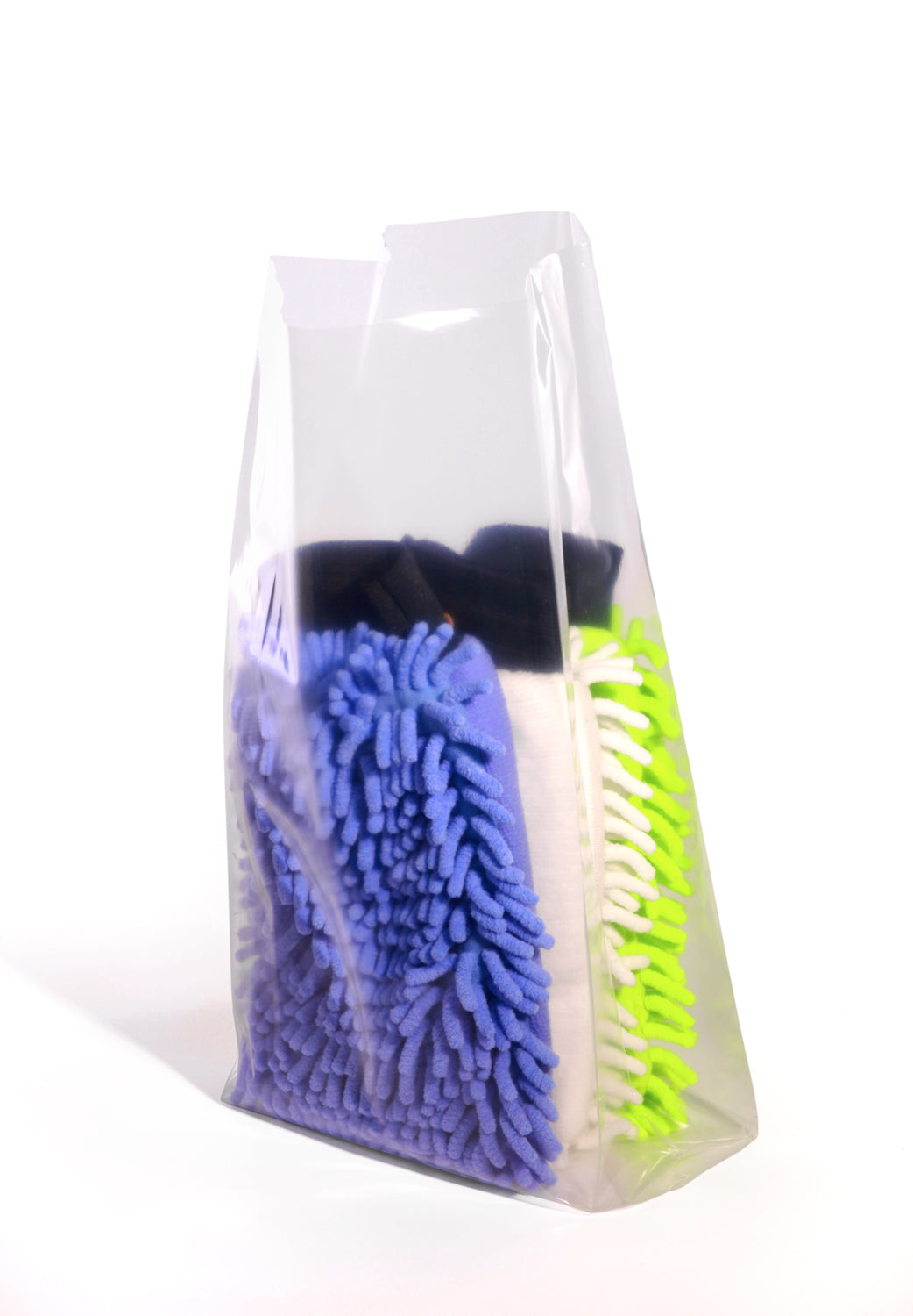Clear Gusseted Poly Bags 8 x 3 x 20 x 1 Mil (3 in gusset) Case:1000