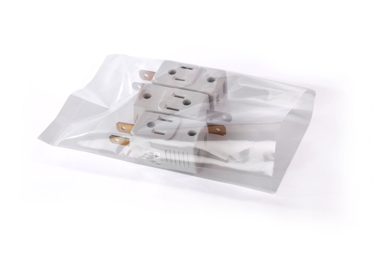 Clear Lay Flat Poly Plastic Bags 3 x 6 x 2 Mil Case:1000