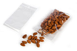 Clear Reclosable Polypropylene Bags with Hang Holes 4 x 6 2 mil Case:1000