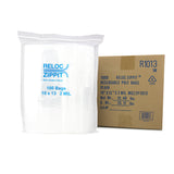 VALUE Zip Reclosable Lock Bags 10 x 13 x 2 Mil Case:1000