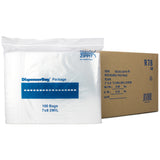 VALUE Zip Reclosable Lock Bags 7 x 8 x 2 Mil Case:1000