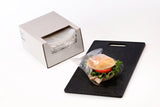 Clear Sandwich Bags Dispenser Box 7 x 7 x 0.75 Mil 1.5 in Flip Top Case:2000