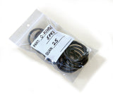 Reclosable Parts Bags w/White Block 9 x 12 x 4 Mil Case:1000 w/Hang Holes