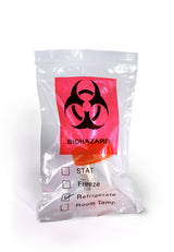 6 x 9 Reclosable Biohazard Specimen Bags 3-Ply 2 Mil Case:1000