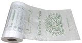 12x17 Plastic Produce Bags On a Roll Printed 5-A-Day 12 mic 4 Rolls 2000 Bags