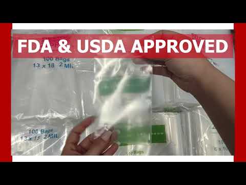 VALUE Zip Reclosable Lock Bags 2 x 3 x 2 Mil Case:1000