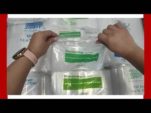 VALUE Zip Reclosable Lock Bags 13 x 18 x 2 Mil Case:1000