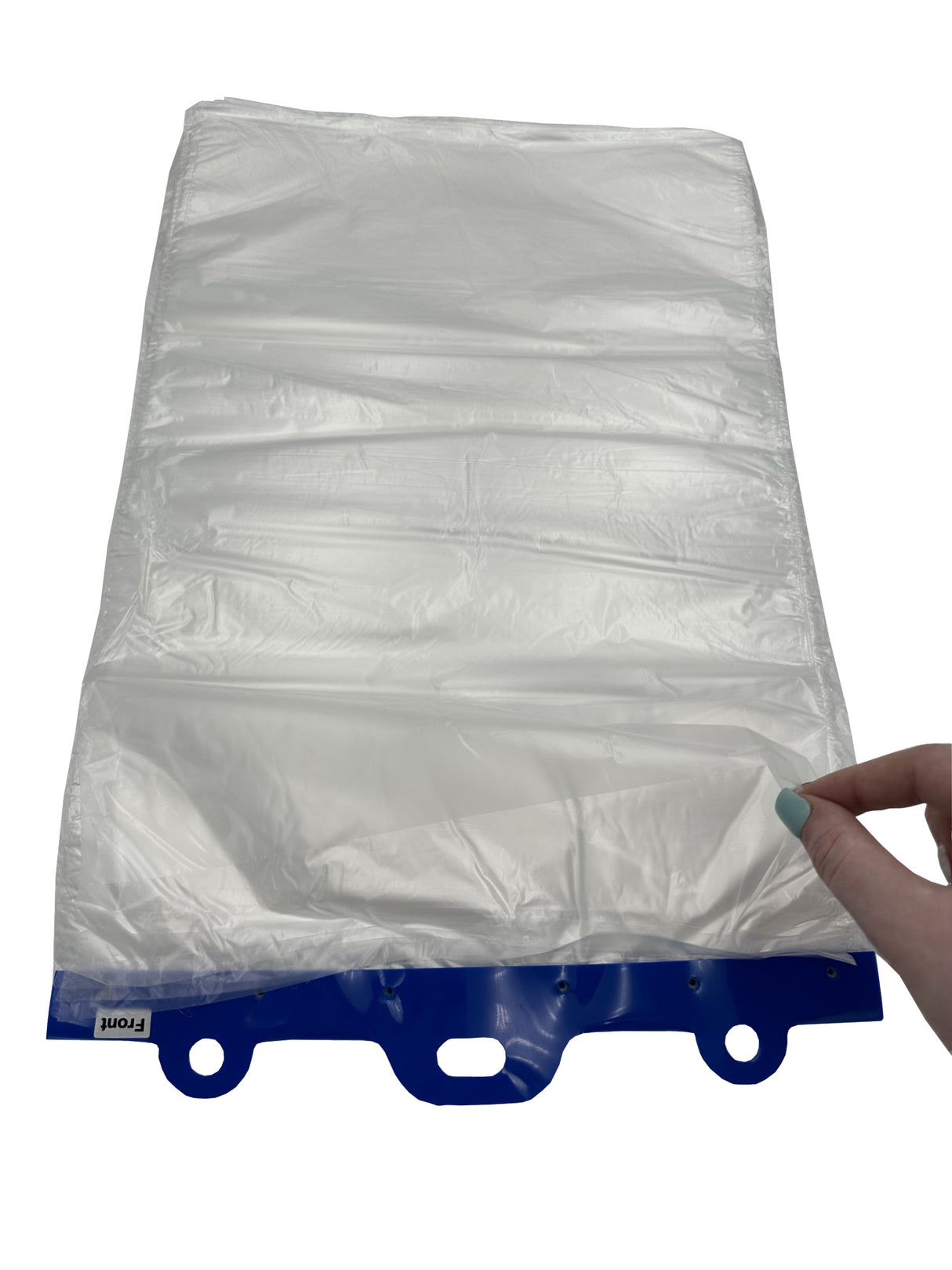 Plastic Header Produce Bags 12 x 17 x 12 Microns Case:2000
