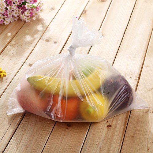 11x17 Plastic Produce Bags On a Roll 14 mic 4 Rolls 1600 Bags