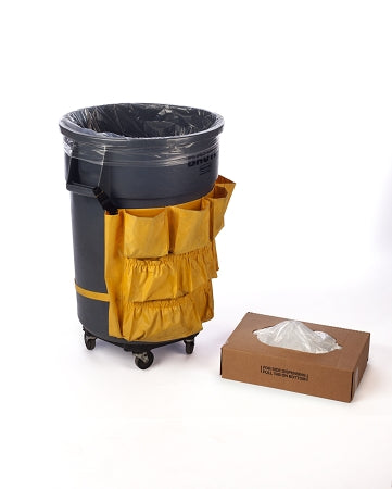 55-60 Gallon Clear Trash Bags 38x63 1.9 Mil 50 Bags