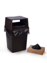 56 Gallon Black Trash Bags 43x48 22 Micron 150 Bags