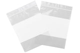 VALUE Reclosable Bags w/White Block 8 x 10 x 2 Mil Case:1000  Size:1/2 Gallon